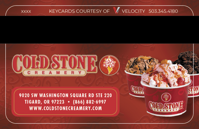 Cold Stone Mag Card
