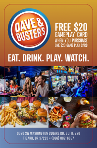 Dave & Busters RFID Card