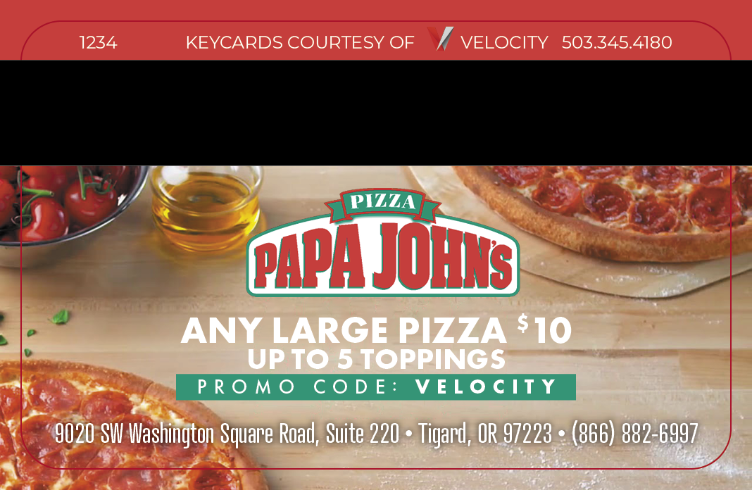 Papa Johns Card